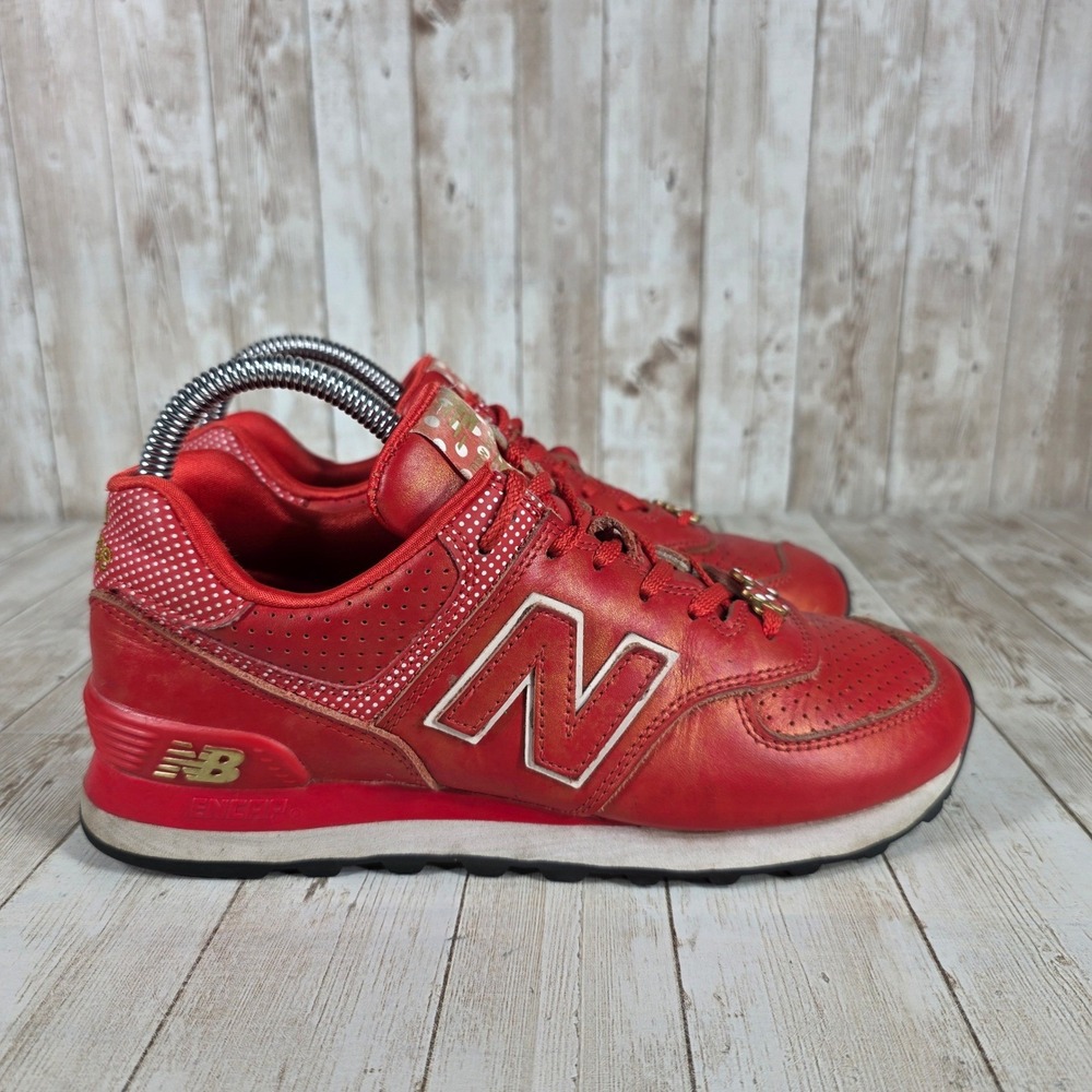New Balance 574 DMS Sneakers Red mickey mouse Women's Size 7
